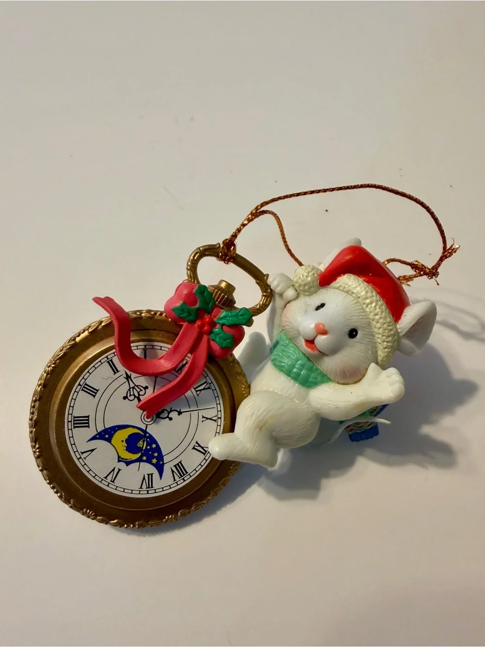 Hallmark Westmar Ensco Animal Christmas Ornaments Medium Resin Set Of 3 Hanging